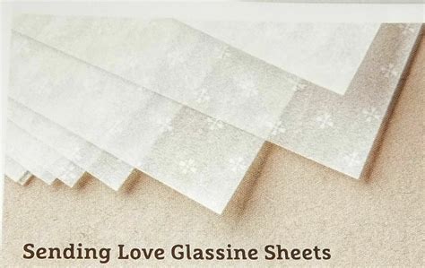 Sending Love Glassine Sheets 